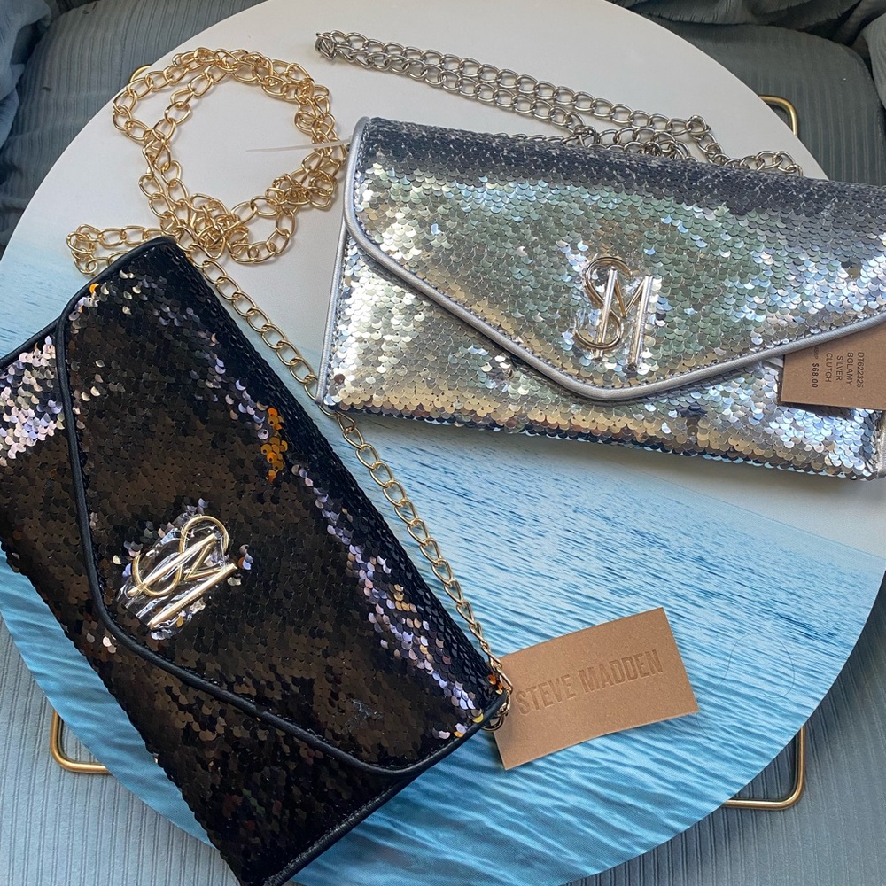 Dazzling 3-way Sequin Handbag!!! SILVER